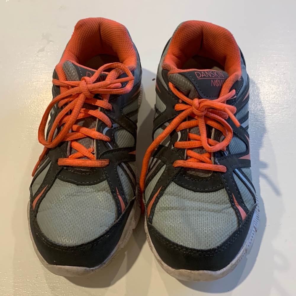 Danskin Sneakers Gray & Peach size 6